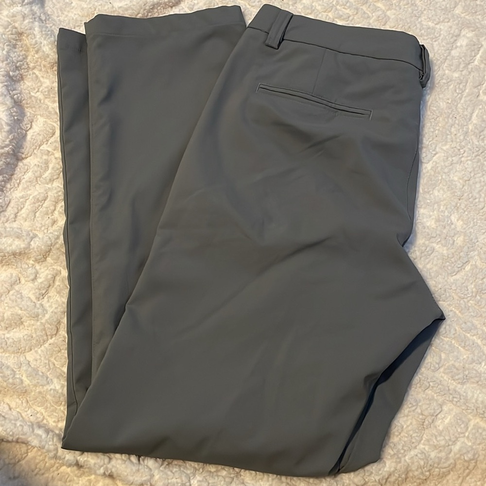 Puma Gray Casual Men’s Chinos Slacks with Zippered Fly - Dry Cell Fabric - Picture 4 of 7
